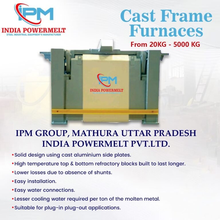 Industrial furnace for metal melting